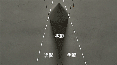 本影和半影的对照区域